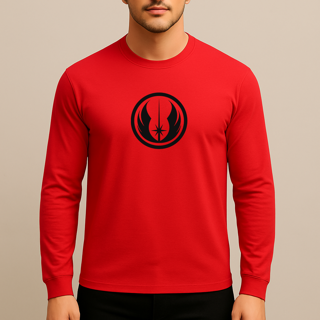 Men's Jedi Star Wars Movie Long Sleeve T-Shirt