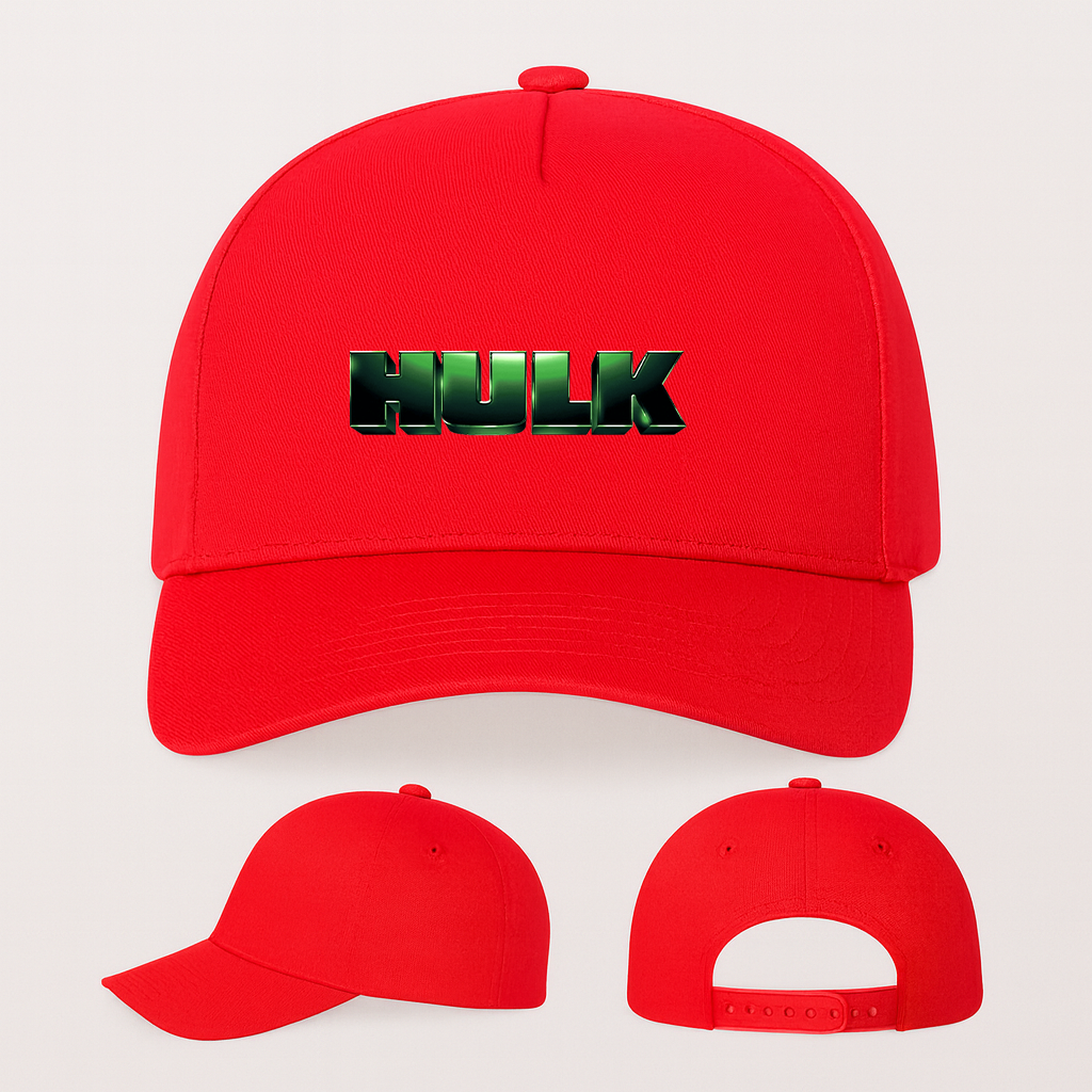 The Hulk Marvel Superhero Five Panel Twill Snapback Cap