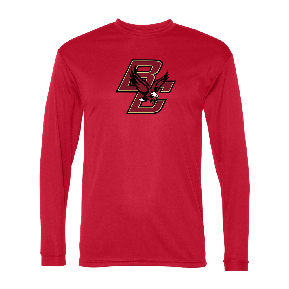 Men's Boston College Eagles Polyester Long Sleeve T-Shirt