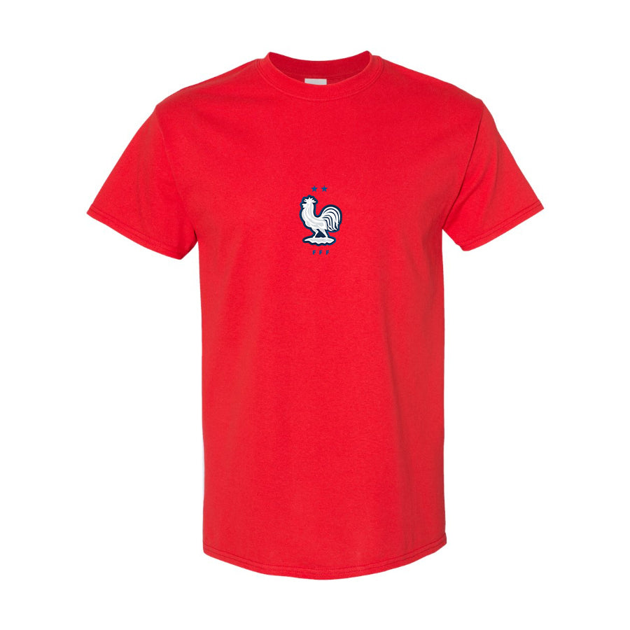 Youth Kids France National Soccer Team Cotton T-Shirt