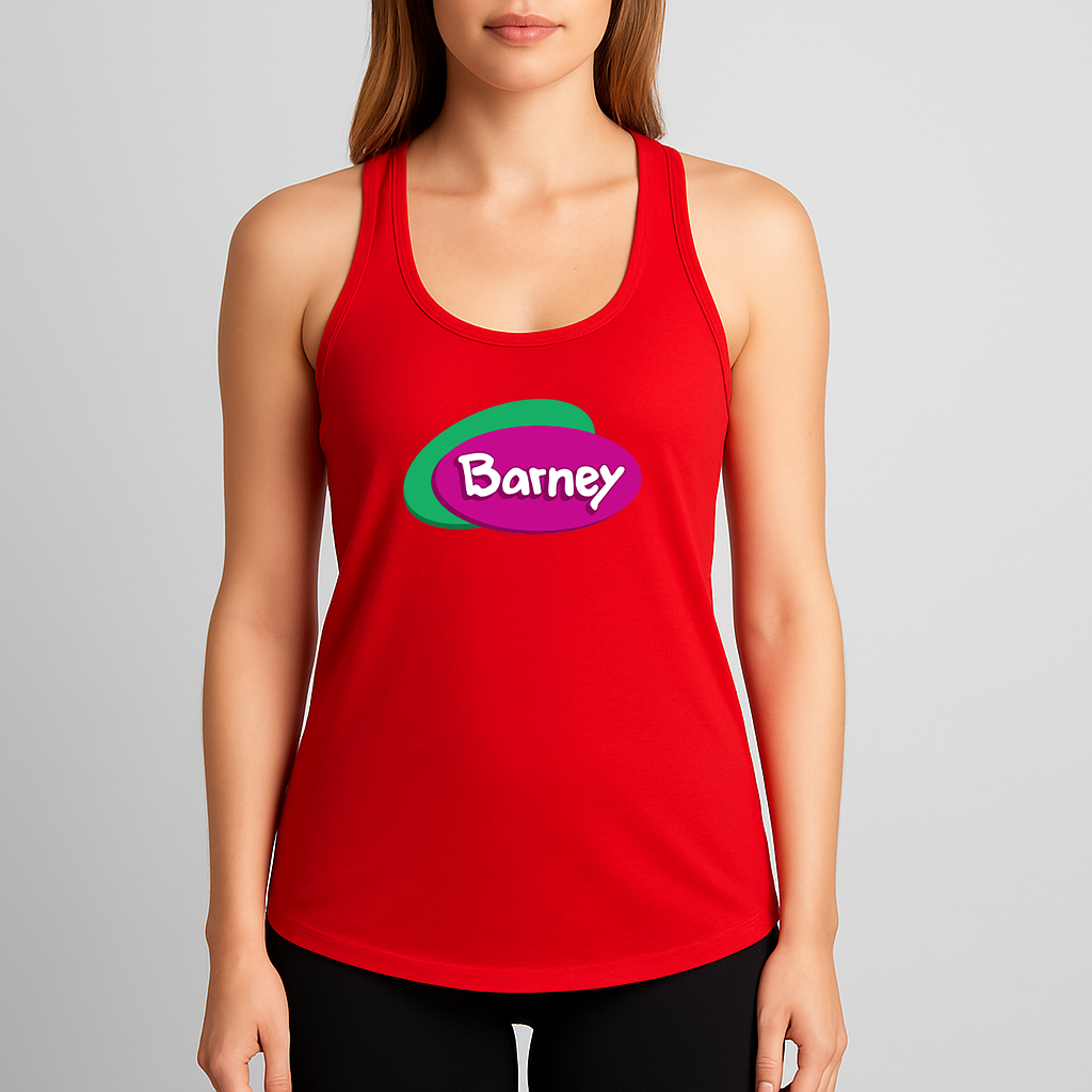 Women's Barney Show Racerback Tank Top