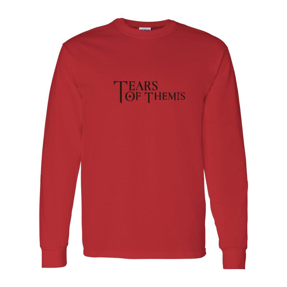 Men's Tear Of Themis Logo Gildan Heavy Cotton Long Sleeve T-Shirt