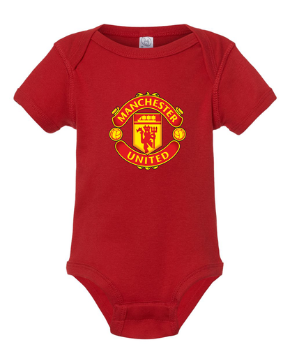 Baby Manchester United Soccer Romper Onesie