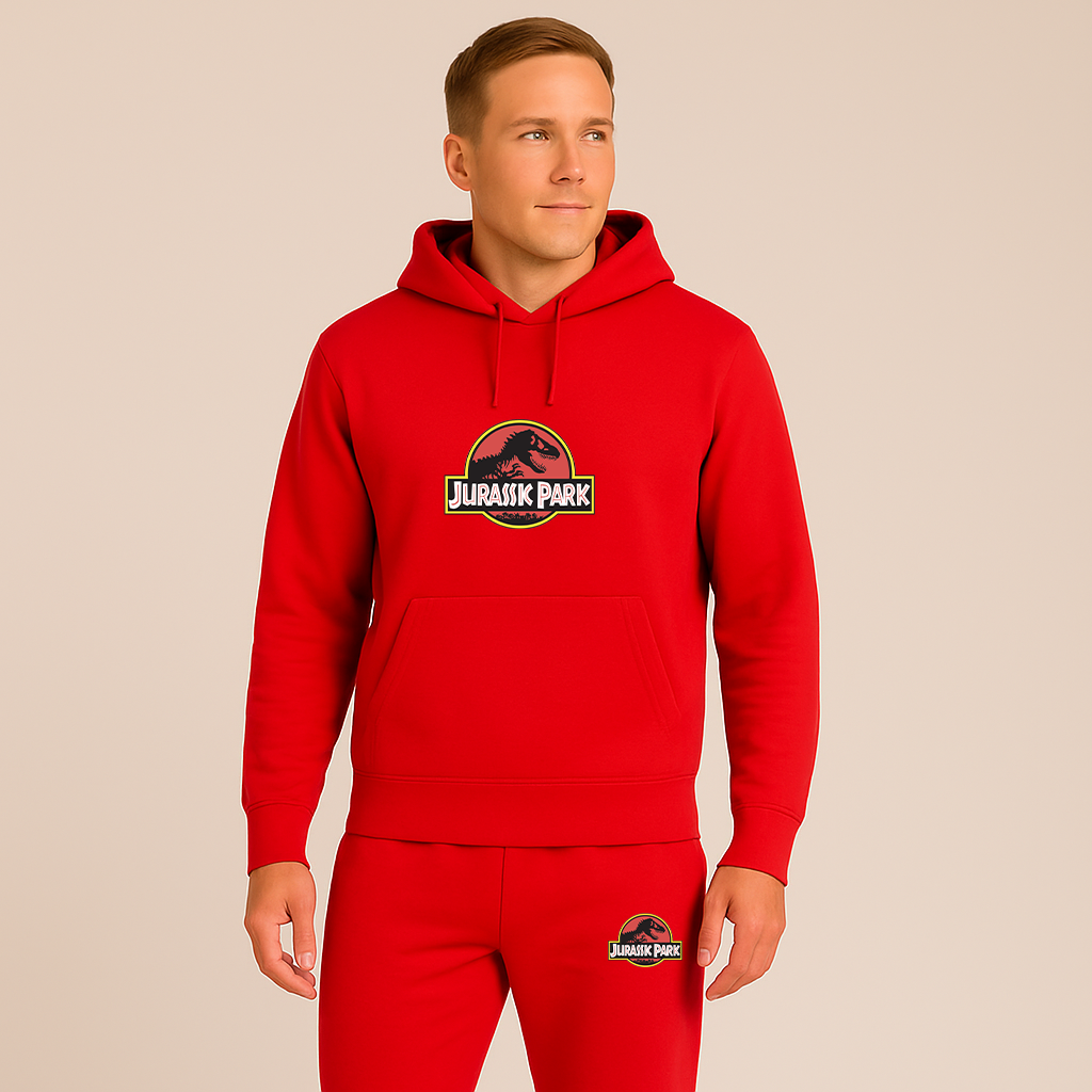Men's Jurassic Park Movie Hoodie Joggers Set