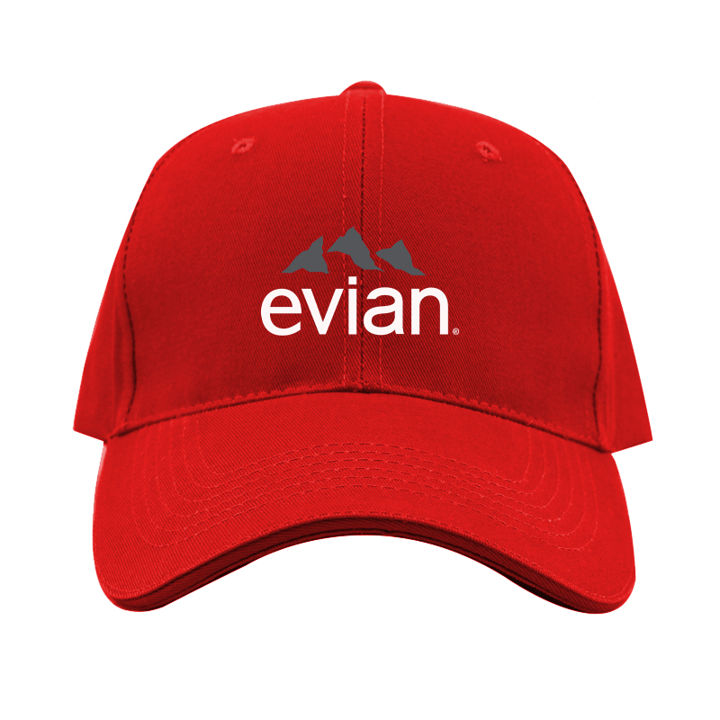 Evian Logo Dad Baseball Cap Hat