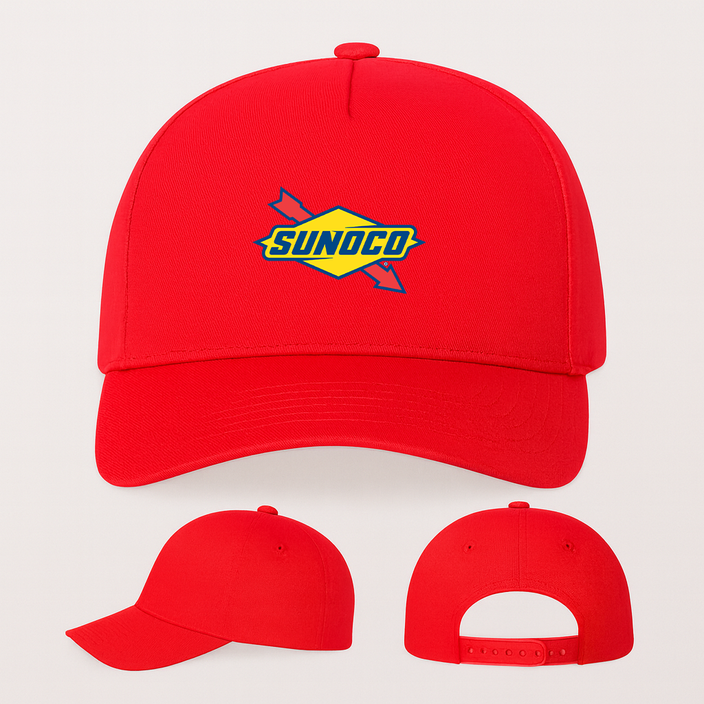 Sunoco Gas Station Five Panel Twill Snapback Cap