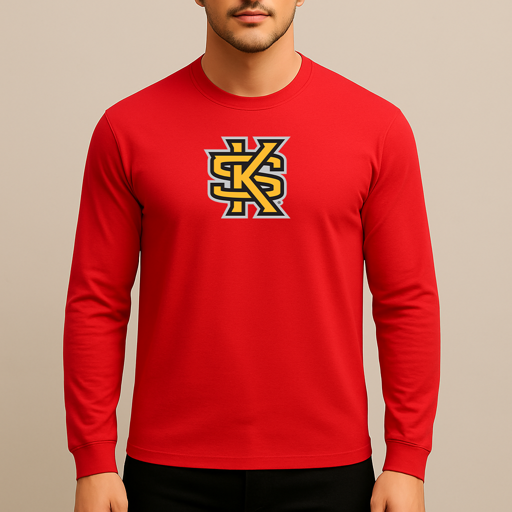 Men's Kennesaw State Owls Logo Long Sleeve T-Shirt