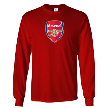 Men's Arsenal Soccer Long Sleeve T-Shirt