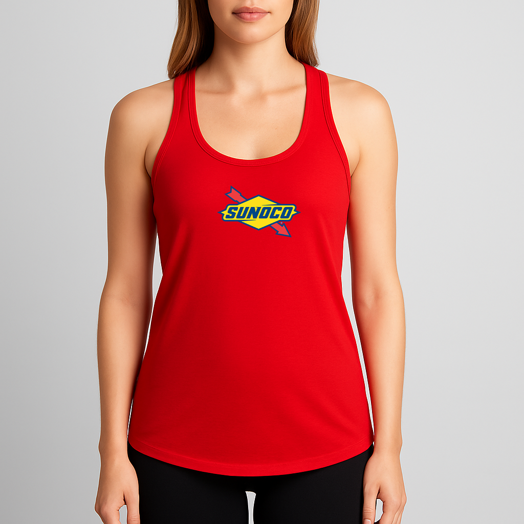 Women's Sunoco Gas Station Racerback Tank Top