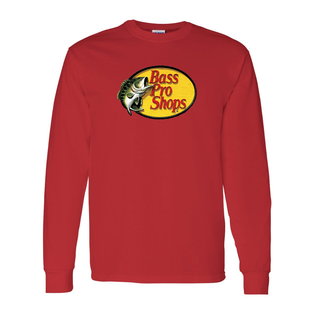 Men's Bass Pro Shops Logo Gildan Heavy Cotton Long Sleeve T-Shirt