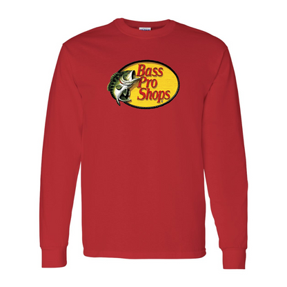 Men's Bass Pro Shops Logo Gildan Heavy Cotton Long Sleeve T-Shirt