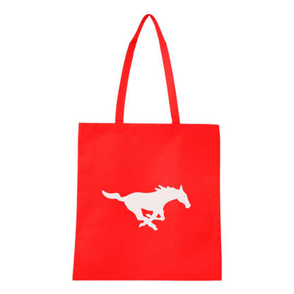 SMU Mustangs Logo Q-Tees Non-Woven  Tote