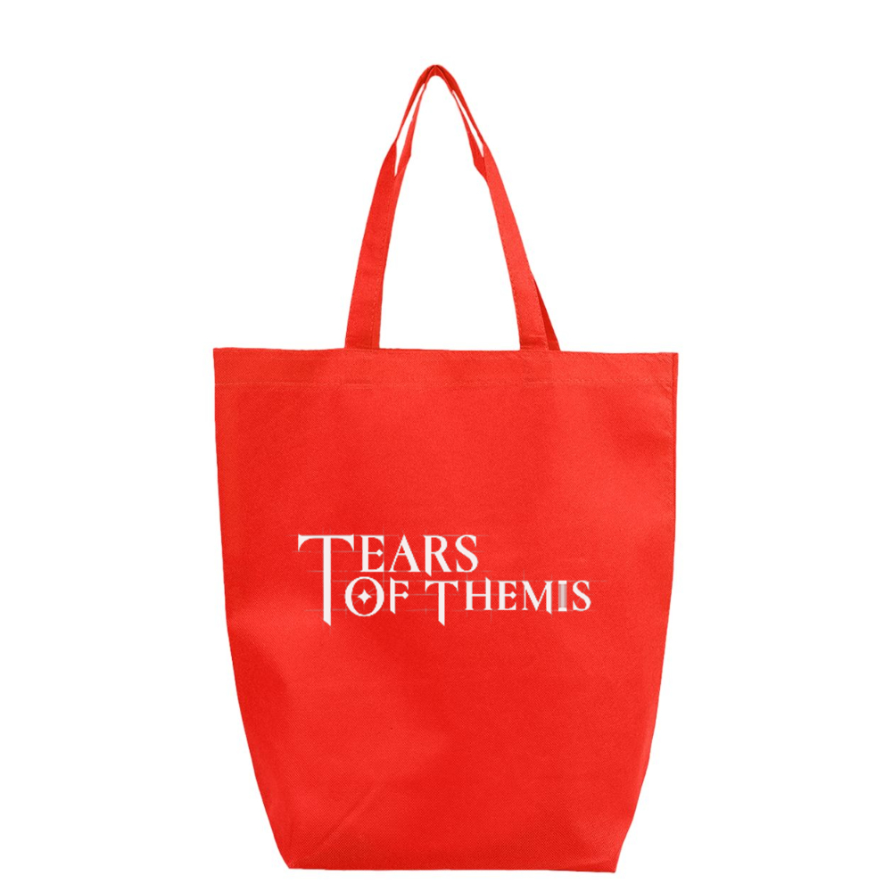Tear Of Themis Logo Q-Tees Non-Woven Gusset Bottom Tote