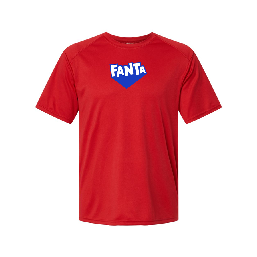 Men's Fanta Logo Polyester T-Shirt