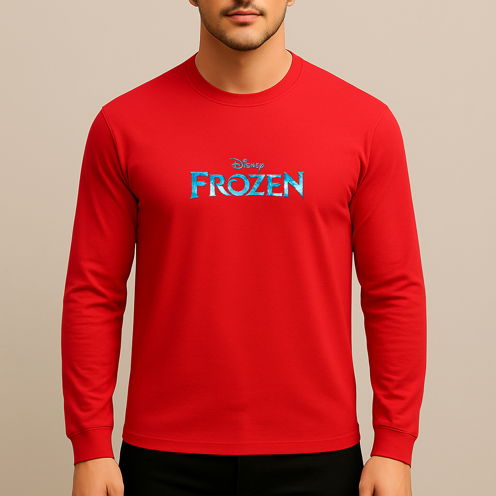 Men's Frozen Disney Long Sleeve T-Shirt
