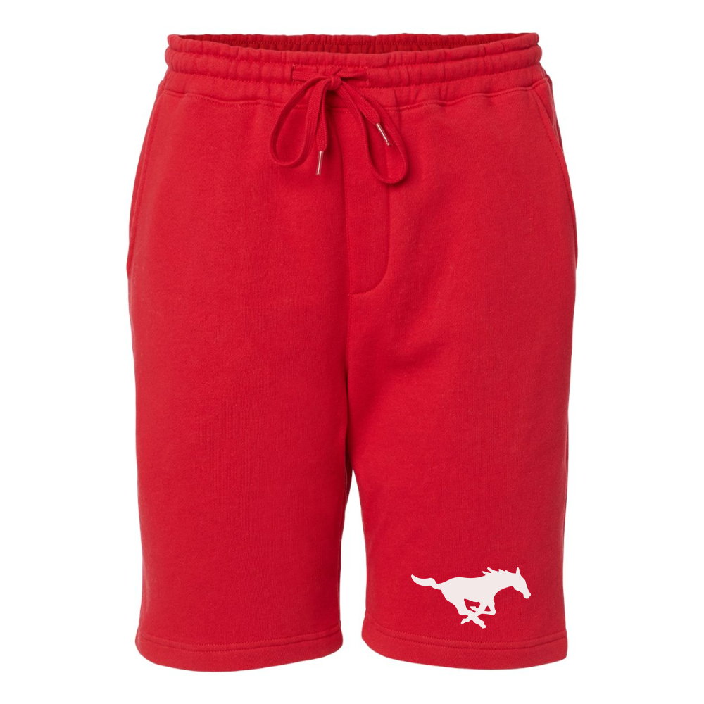 Men's SMU Mustangs Logo Independent Trading Co Midweight Fleece Shorts