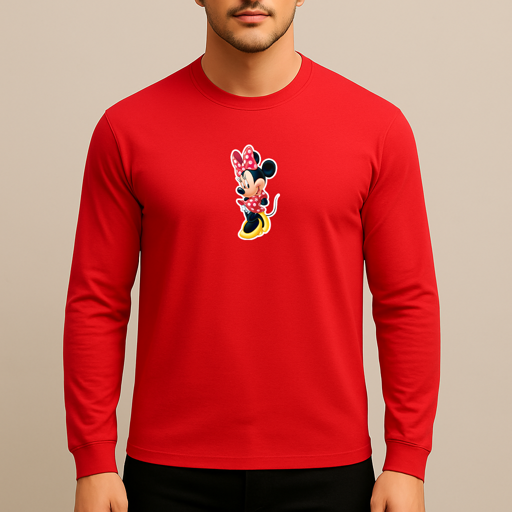 Minnie Mouse Cartoon Long Sleeve T-Shirt