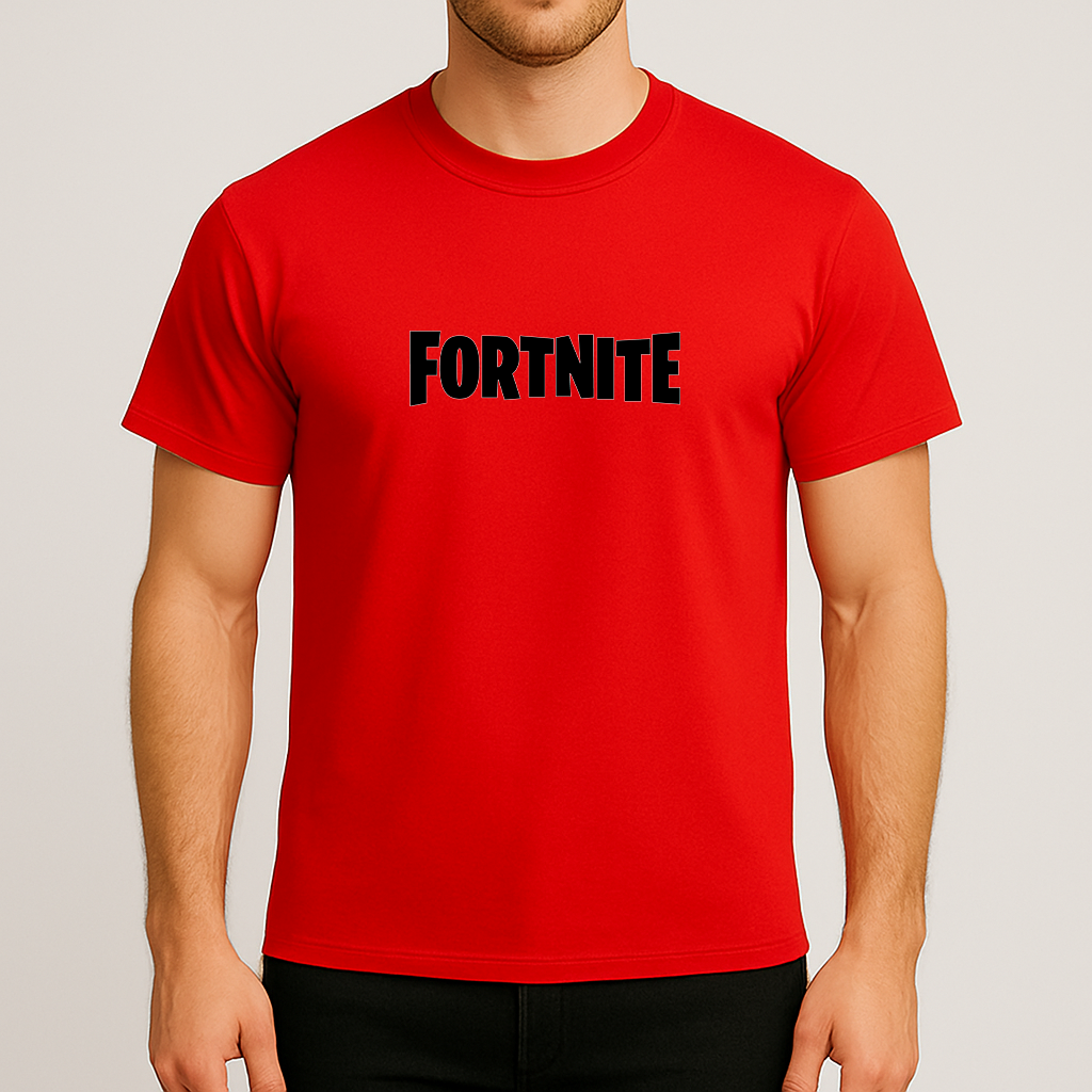 Men's Fortnite Battle Royale Game Cotton T-Shirt