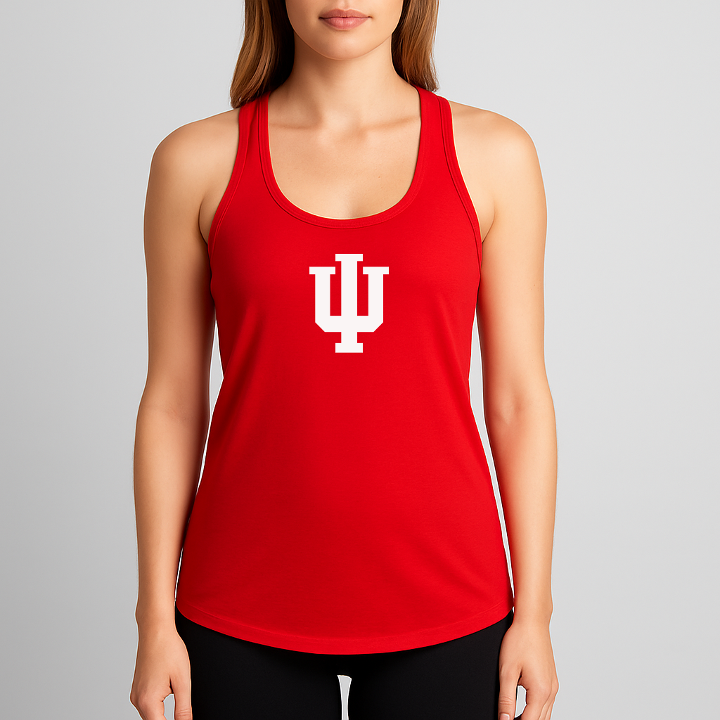 Women's Indiana Hoosiers Logo Next Level Ideal Racerback Tank