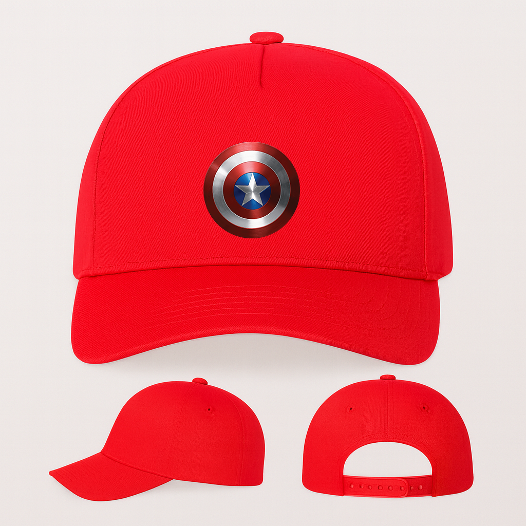 Captain America Five Panel Twill Snapback Cap