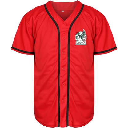 Men’s Mexico Soccer Baseball Jersey