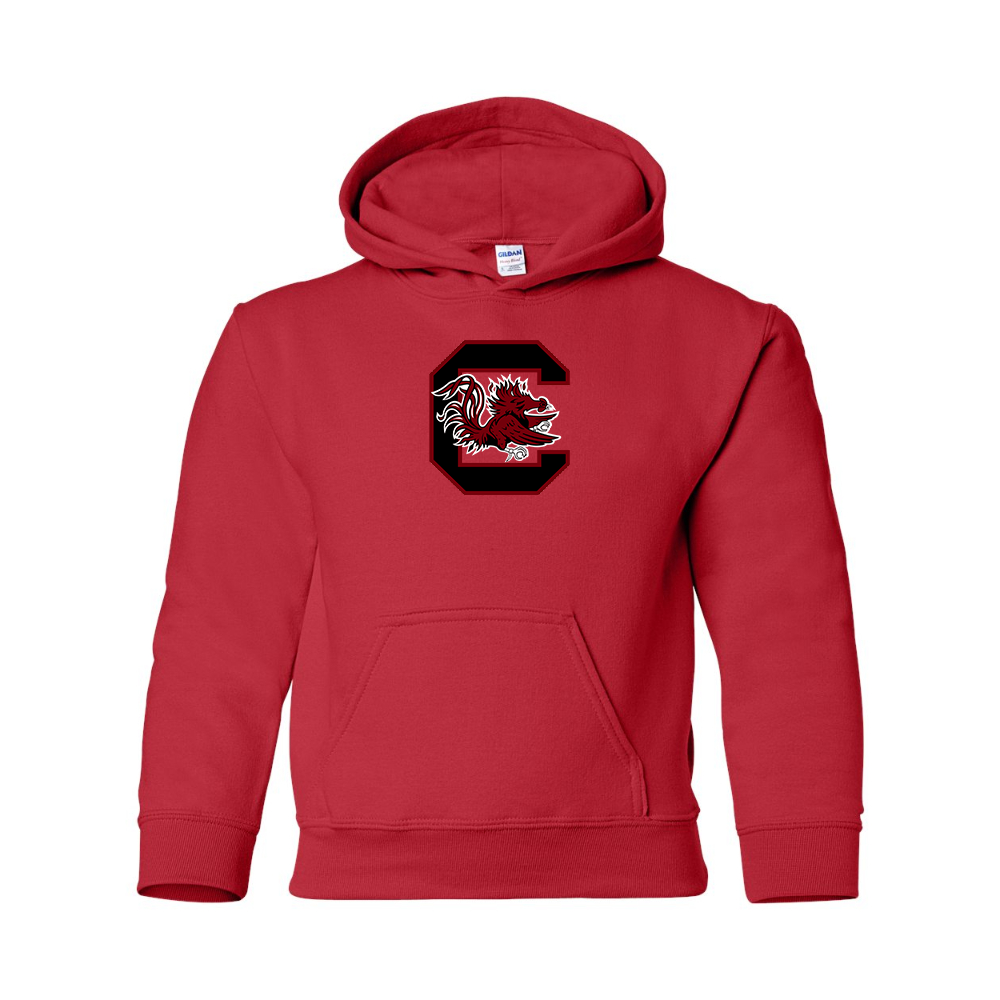 Youth South Carolina Gamecocks Logo Gildan Heavy Blend  Hooded Sweatshirt