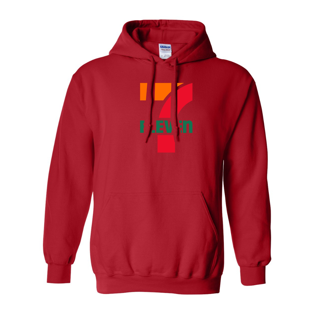 Men's 7 Eleven Logo Gildan  Heavy Blend Hooded Sweatshirt