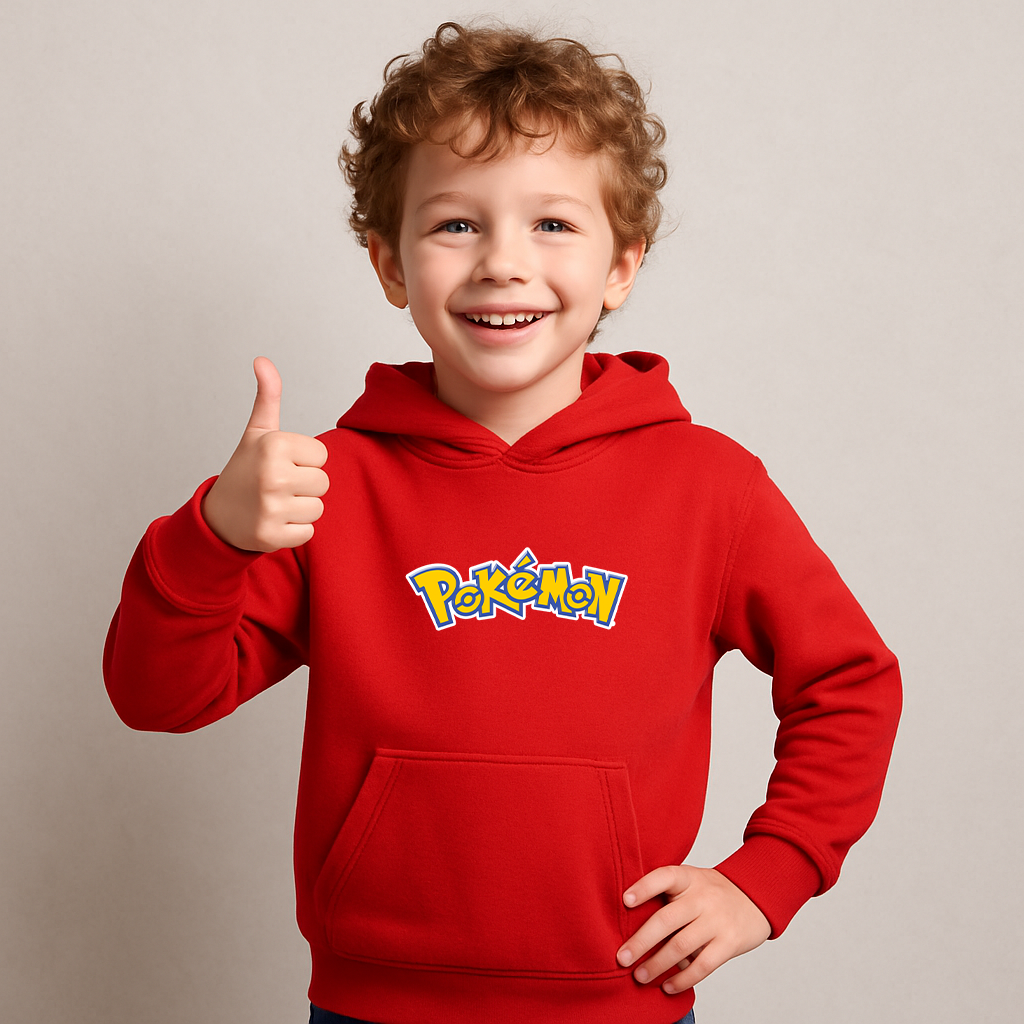 Youth Kids Pokemon Cartoon Pullover Hoodie