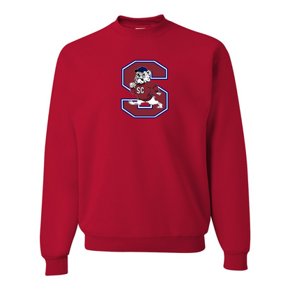 Men's South Carolina State Bulldogs Logo JERZEES NuBlend Crewneck Sweatshirt