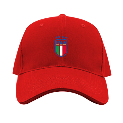 Italy National Soccer Dad Baseball Cap Hat