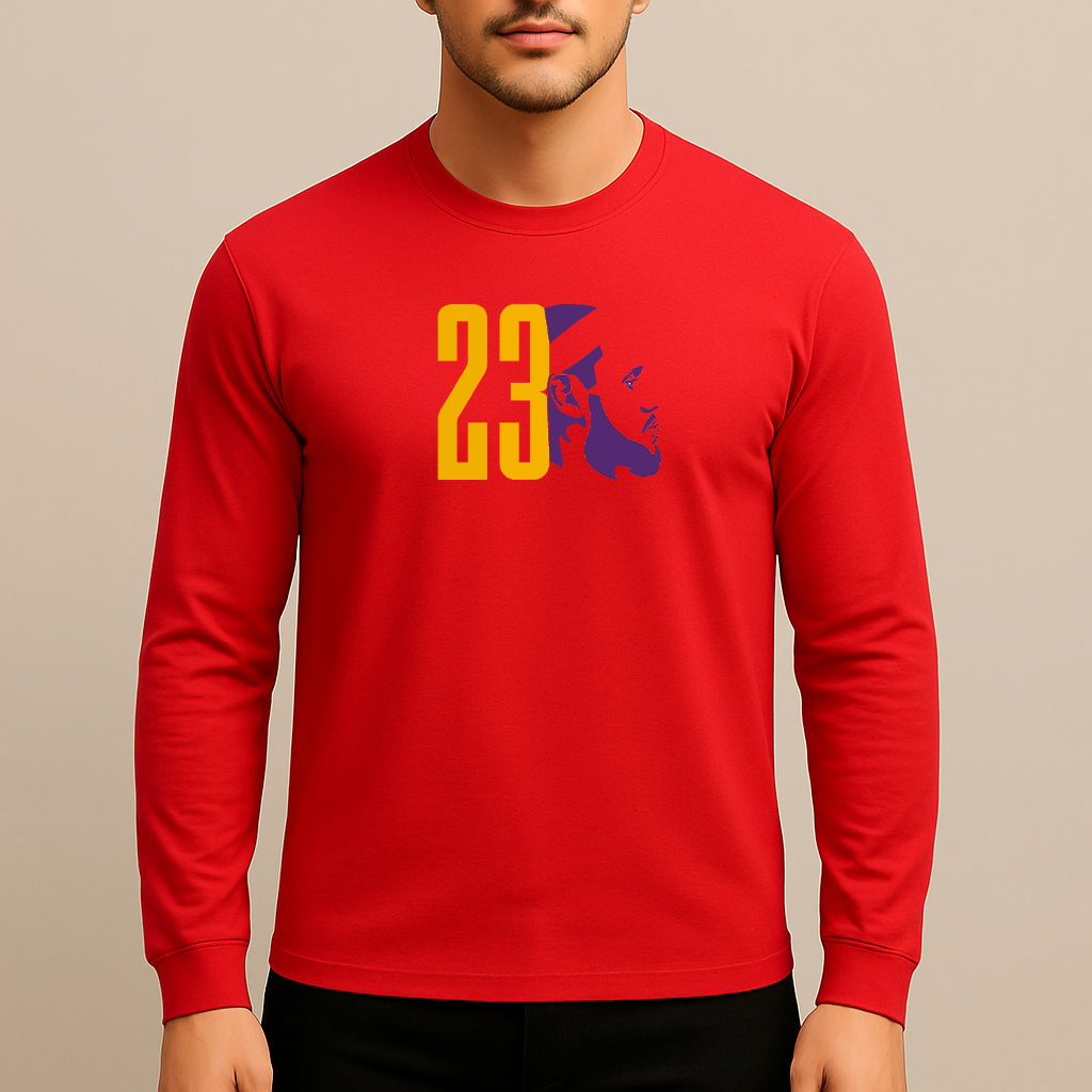 Men's Lebron James 23 Sports Long Sleeve T-Shirt