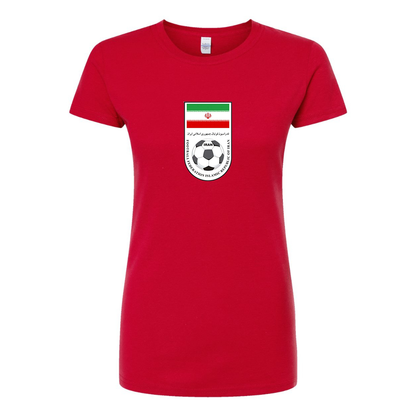 Women’s Iran National Soccer Team Round Neck T-Shirt