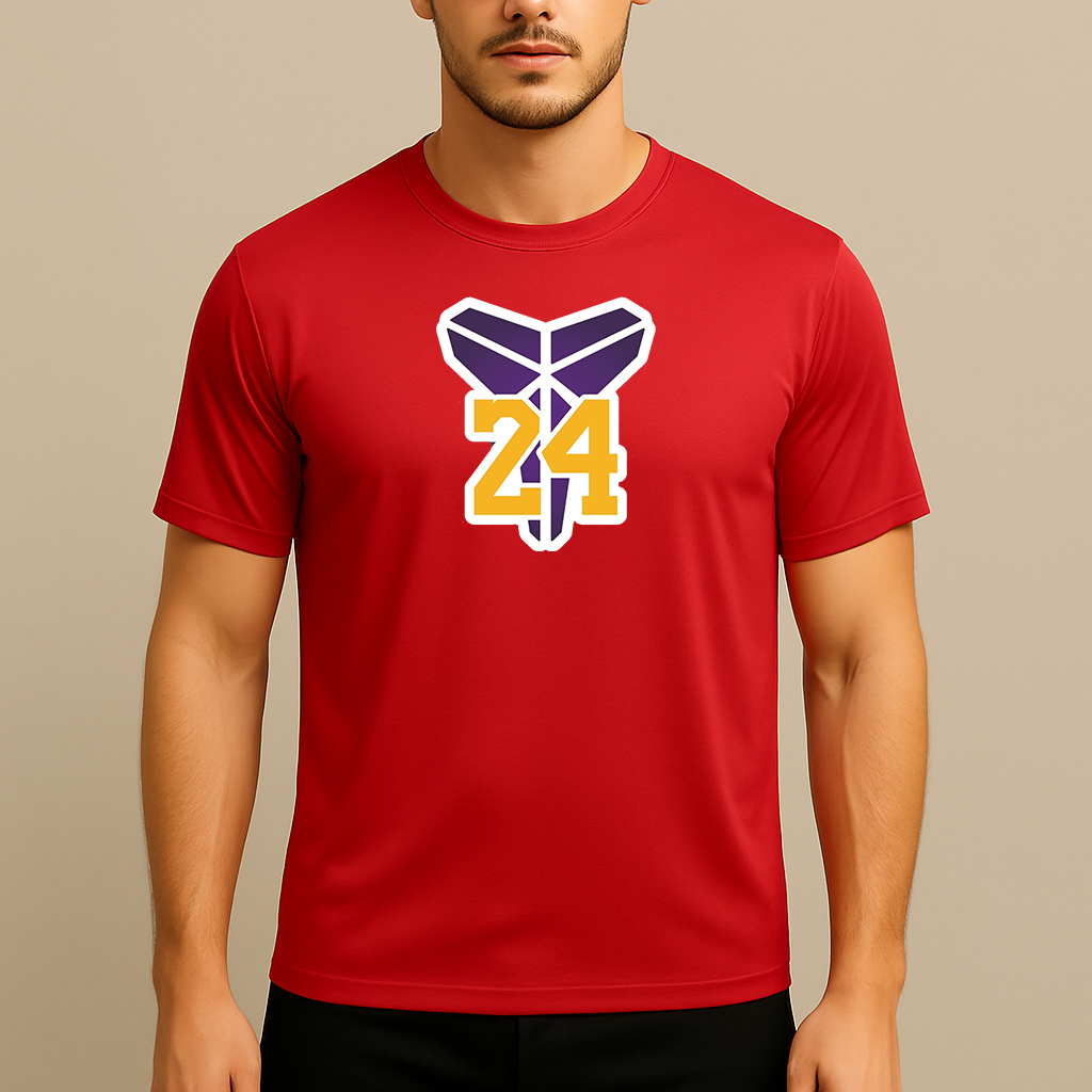 Men's Kobe Bryant Mamba 24 Polyester T-Shirt