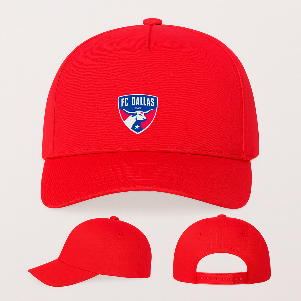 FC Dallas Soccer Logo Five Panel Twill Snapback Cap