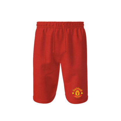Men's Manchester United Soccer Athletic Fleece Shorts