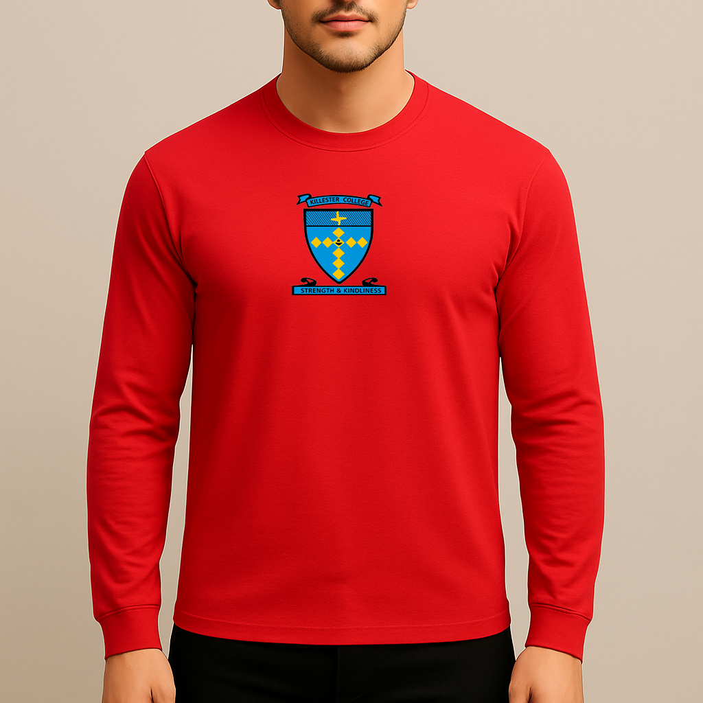 Men's Killester College Logo Long Sleeve T-Shirt