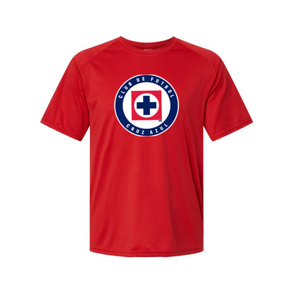 Youth Kids Cruz Azul Football Club Performance T-Shirt