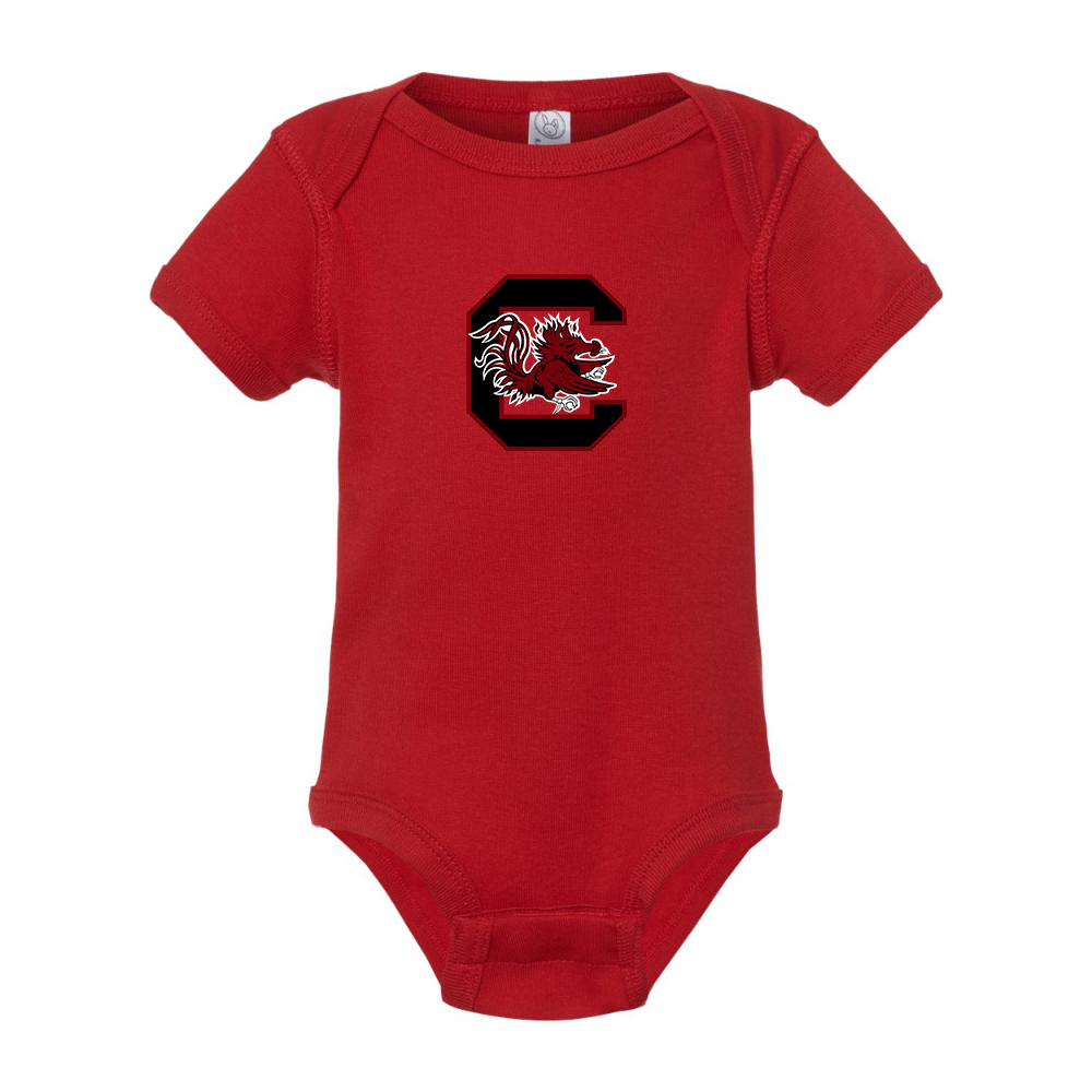South Carolina Gamecocks Logo Rabbit Skins Infant Baby Rib Bodysuit