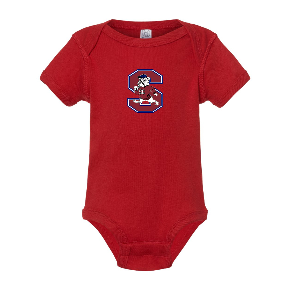 South Carolina State Bulldogs Logo Rabbit Skins Infant Baby Rib Bodysuit