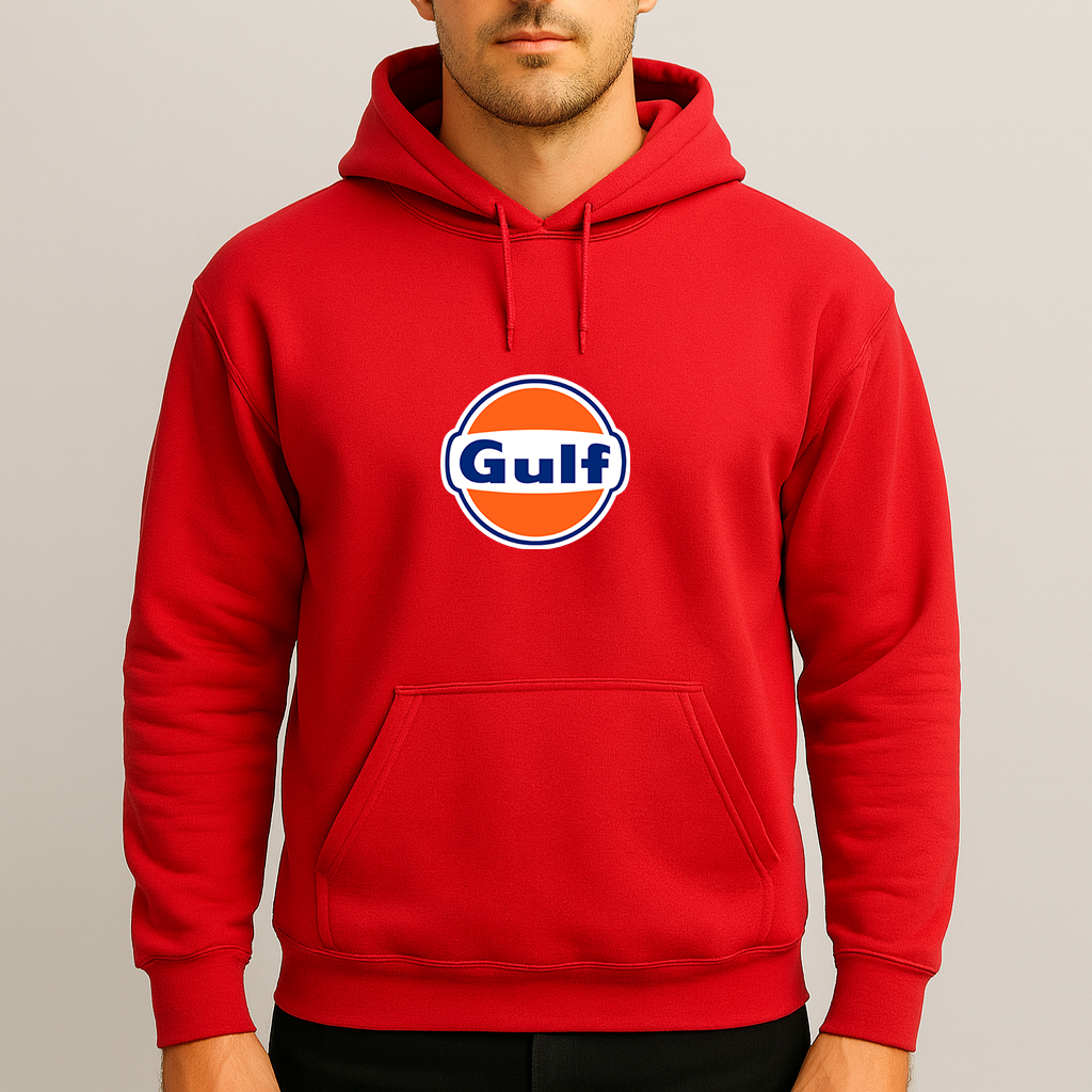 Men's Gulf Oil Logo Pullover Hoodie