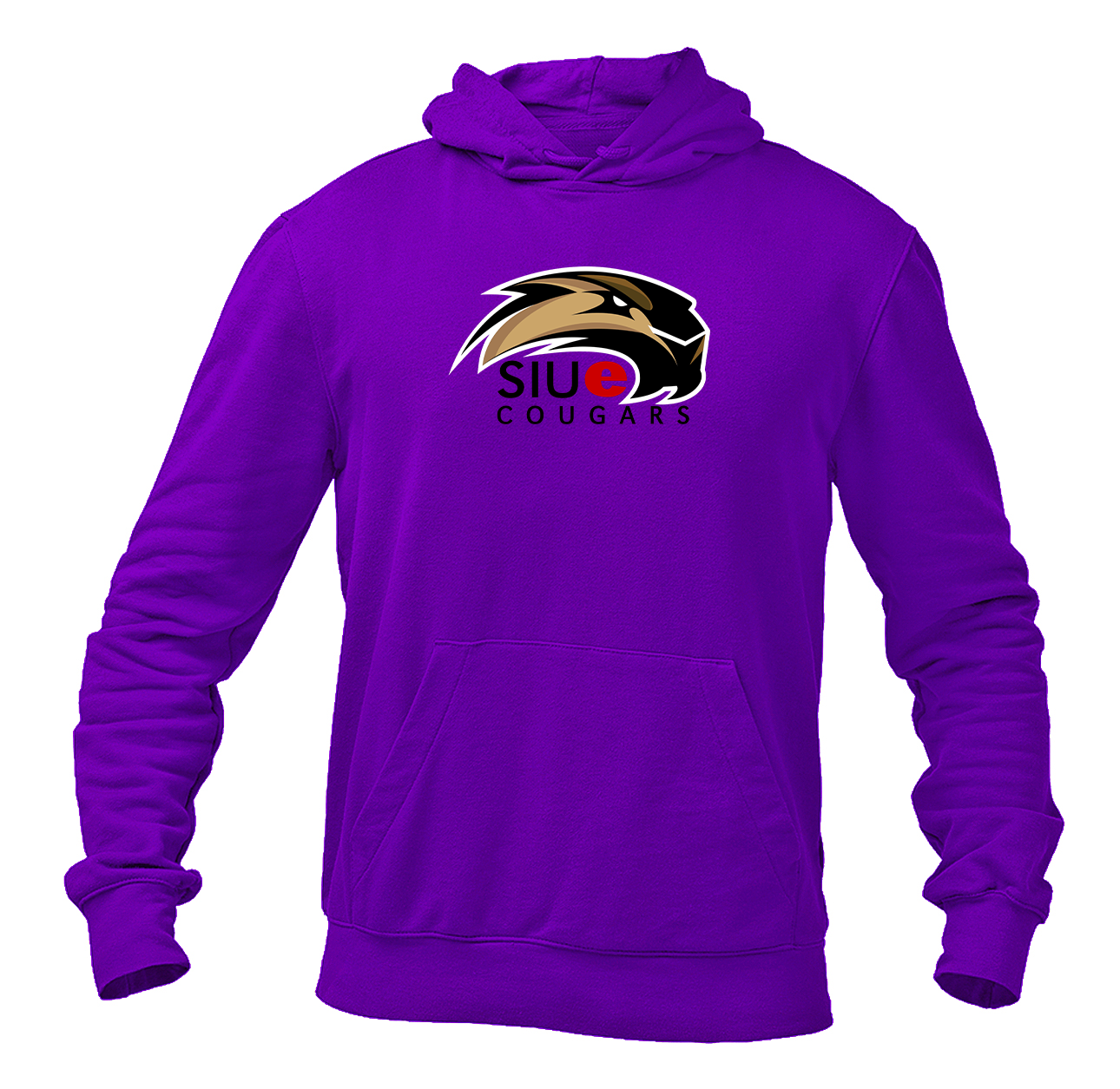 Men's SIU Edwardsville Cougars Logo Softstyle Midweight Hooded Sweatshirt