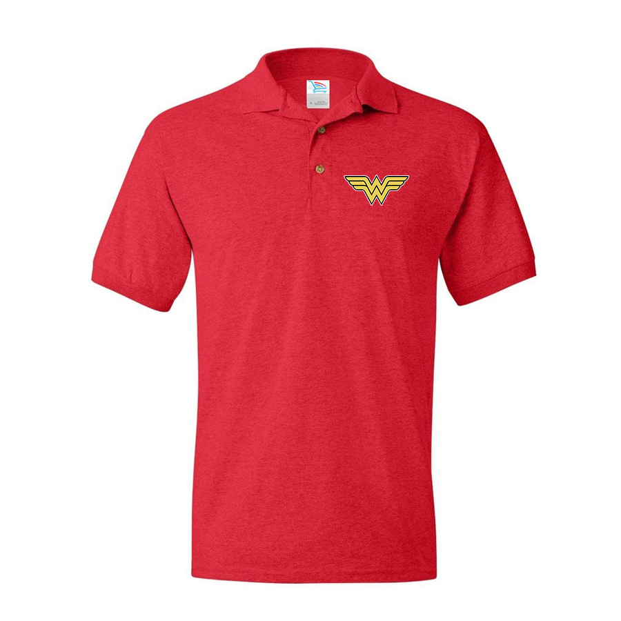 Men's Wonder Woman Superhero Dry Blend Polo