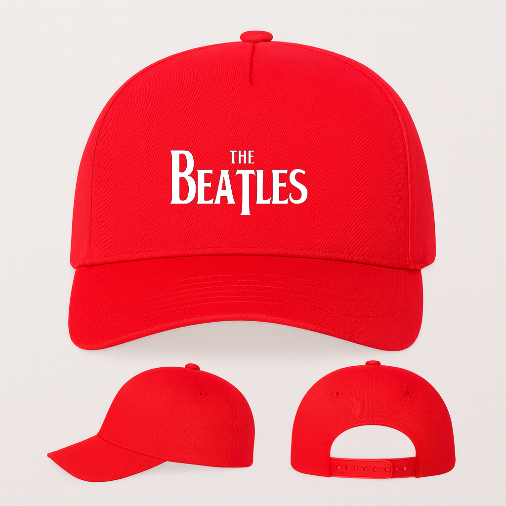 The Beatles Music Five Panel Twill Snapback Cap
