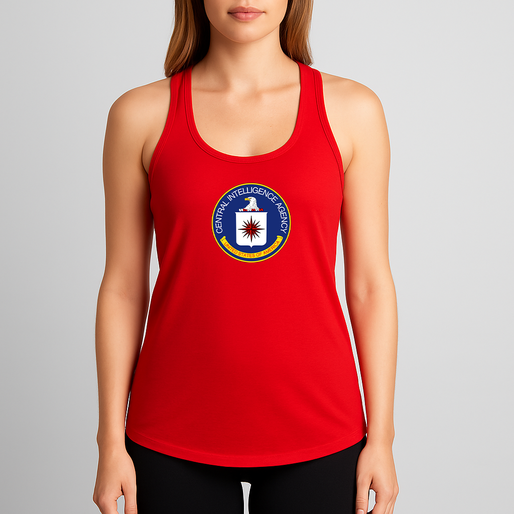Women's CIA logo Racerback Tank Top