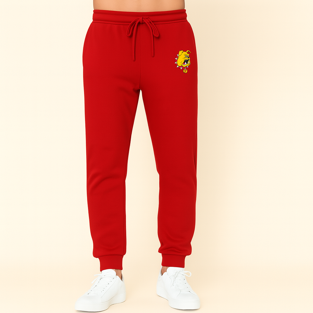 Men's Ferris State Bulldogs Logo Joggers Sweatpants