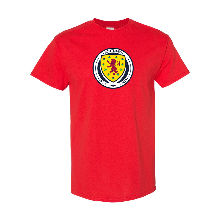 Men's Scotland National Soccer Team Cotton T-Shirt