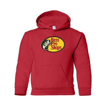 Youth Bass Pro Shops Logo Gildan Heavy Blend  Hooded Sweatshirt