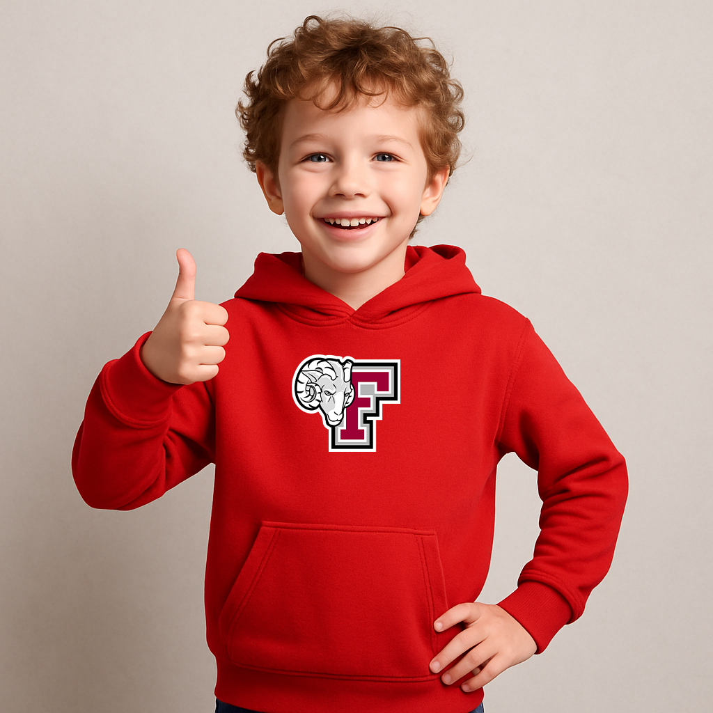 Youth Fordham Rams Logo Pullover Hoodie