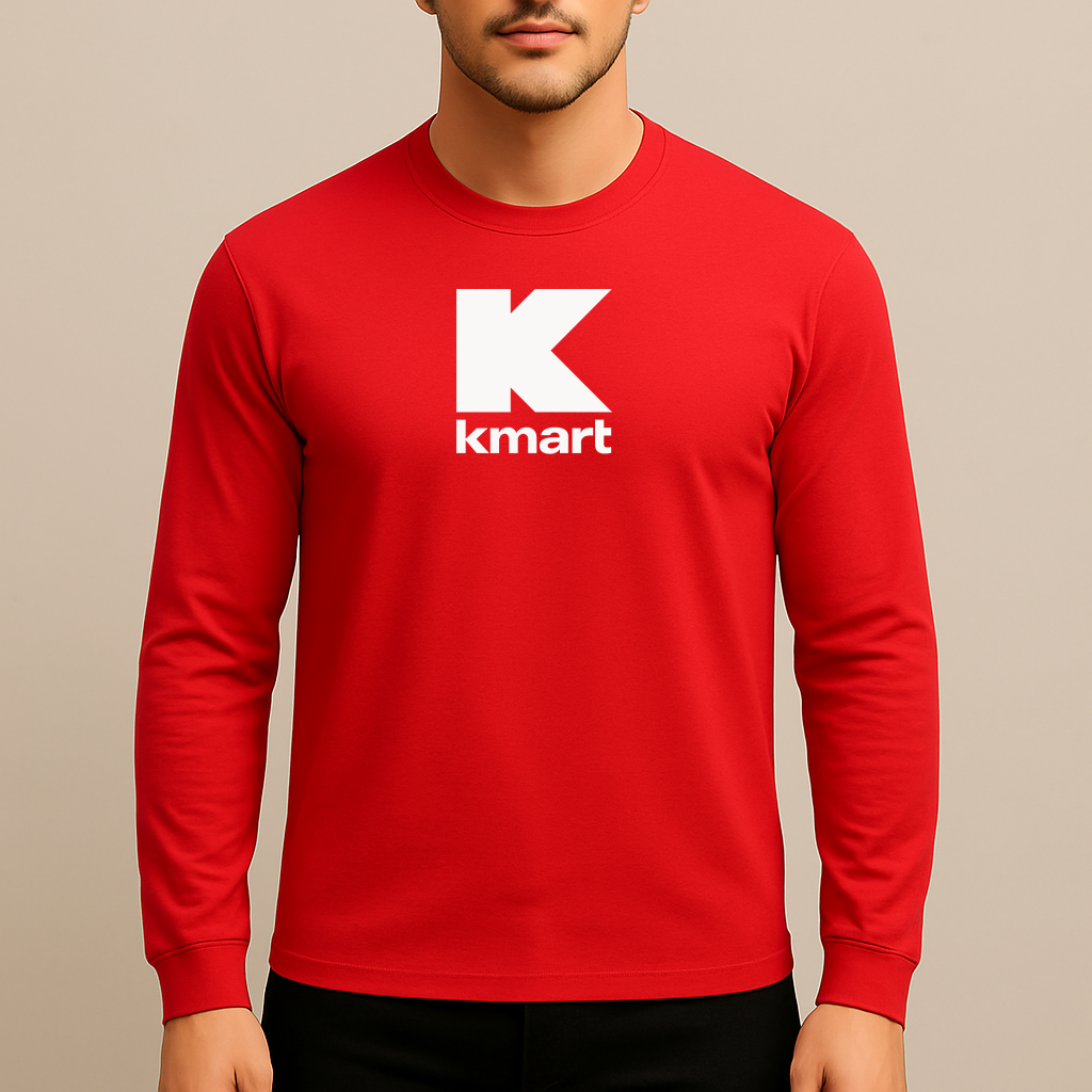 Men's Kmart Logo Long Sleeve T-Shirt