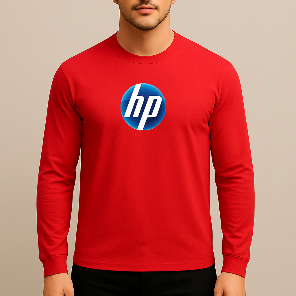 Men's HP Logo Long Sleeve T-Shirt
